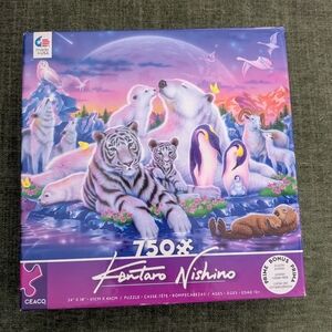 Ceaco 750 Piece Jigsaw Puzzle Kontaro Nishino Animal 24 X 18 New Sealed 2009